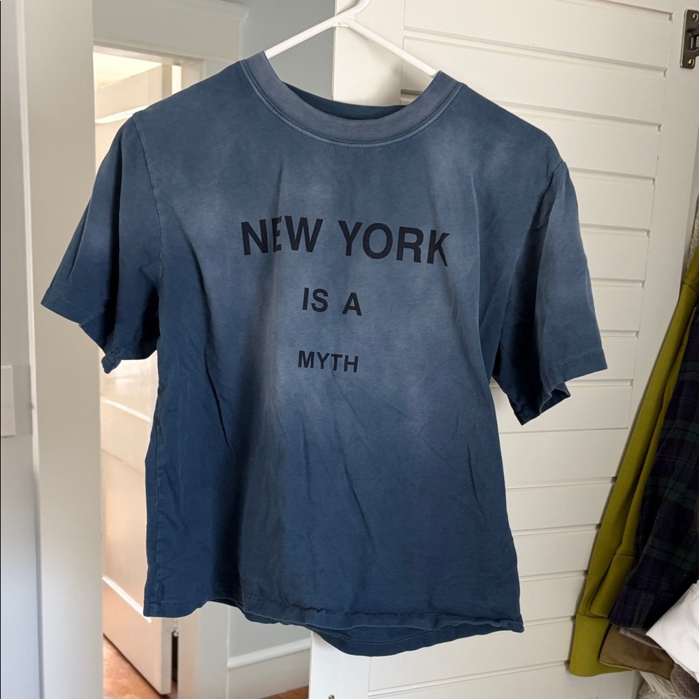 Anine Bing Slate Blue Tee